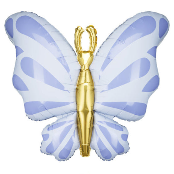 Butterfly Balloon, blue 27"