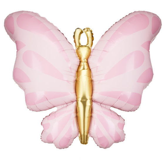 Butterfly Balloon, pink 27"