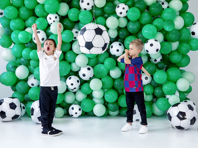 Soccer ball piñata styled