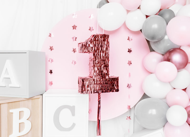 Number 1 piñata styled