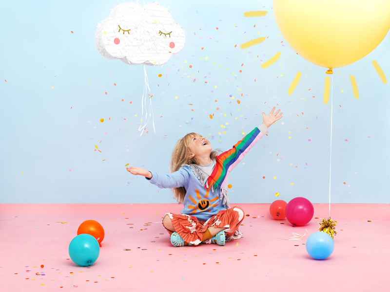 Cloud piñata styled