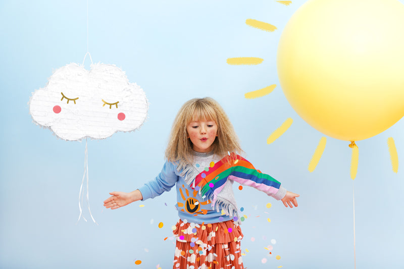 Cloud piñata styled
