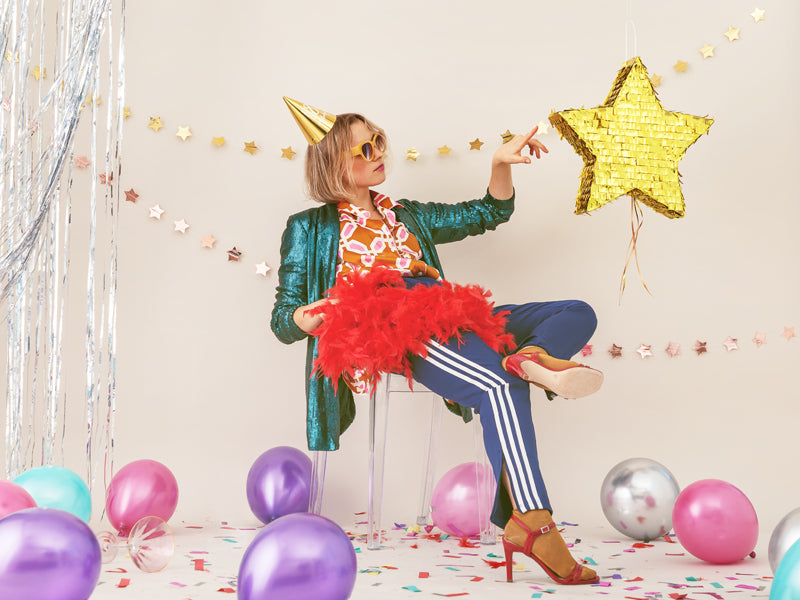 Star piñata styled