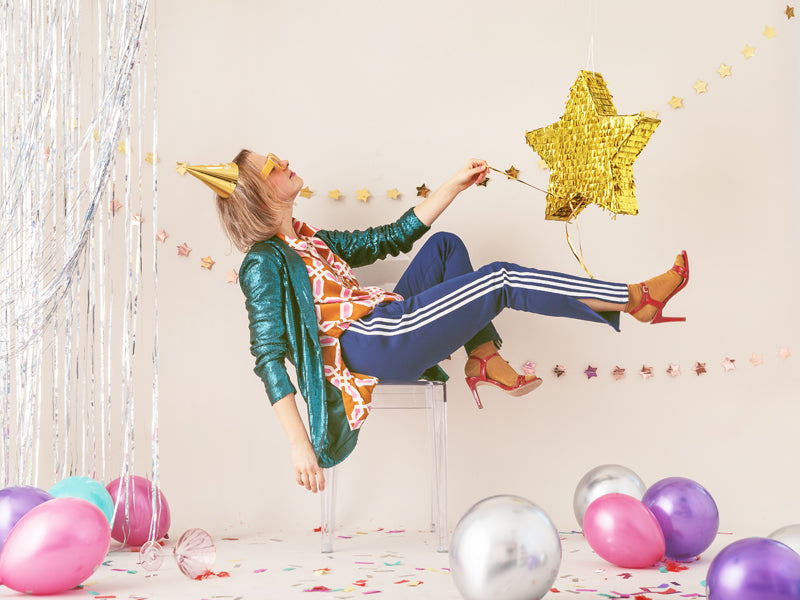 Star piñata styled