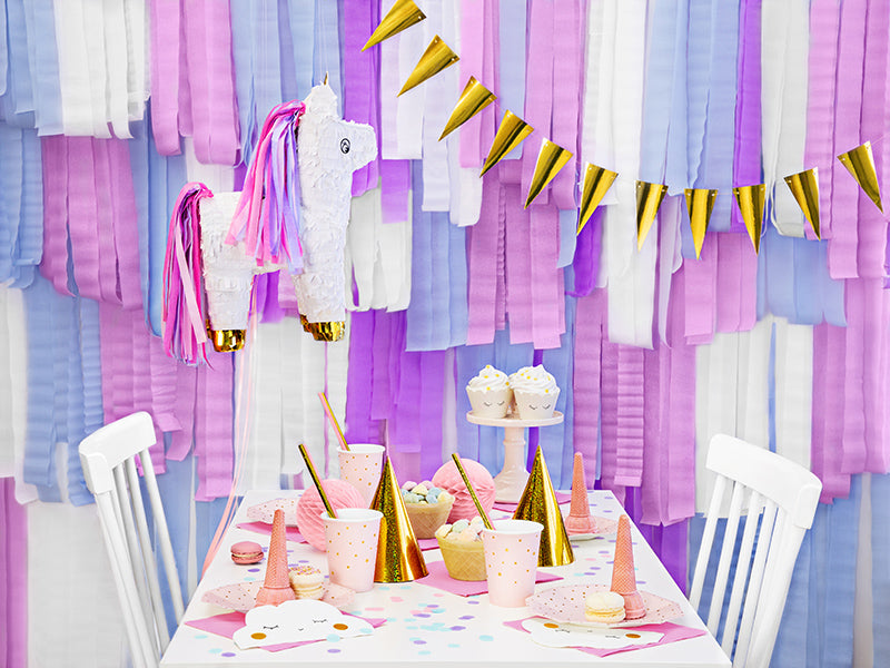 Unicorn piñata styled