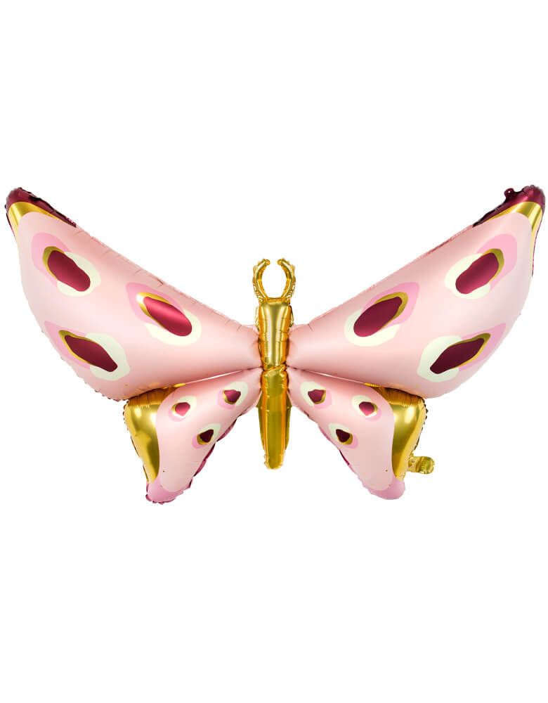 Pink Butterfly Balloon (47")