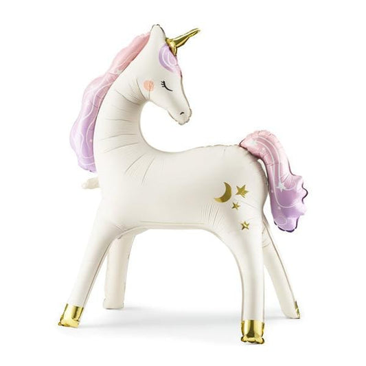 Standing Unicorn Foil Balloon 38"