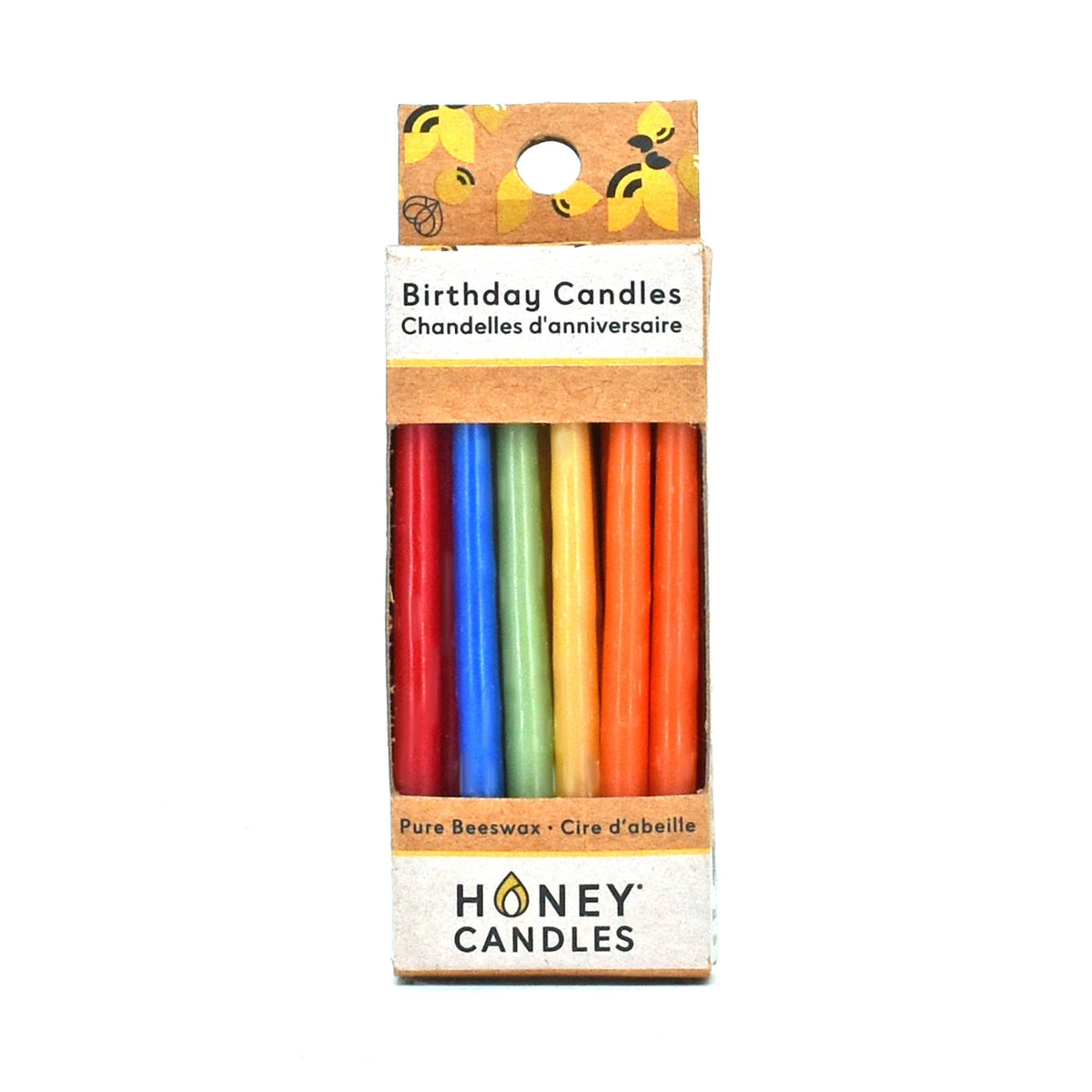 Beeswax Birthday Candles-Royal