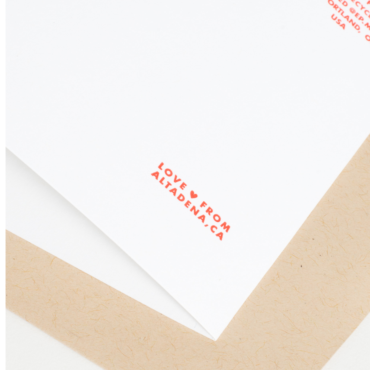 Birthday Hat Dog Letterpress Greeting Card: Paper tab