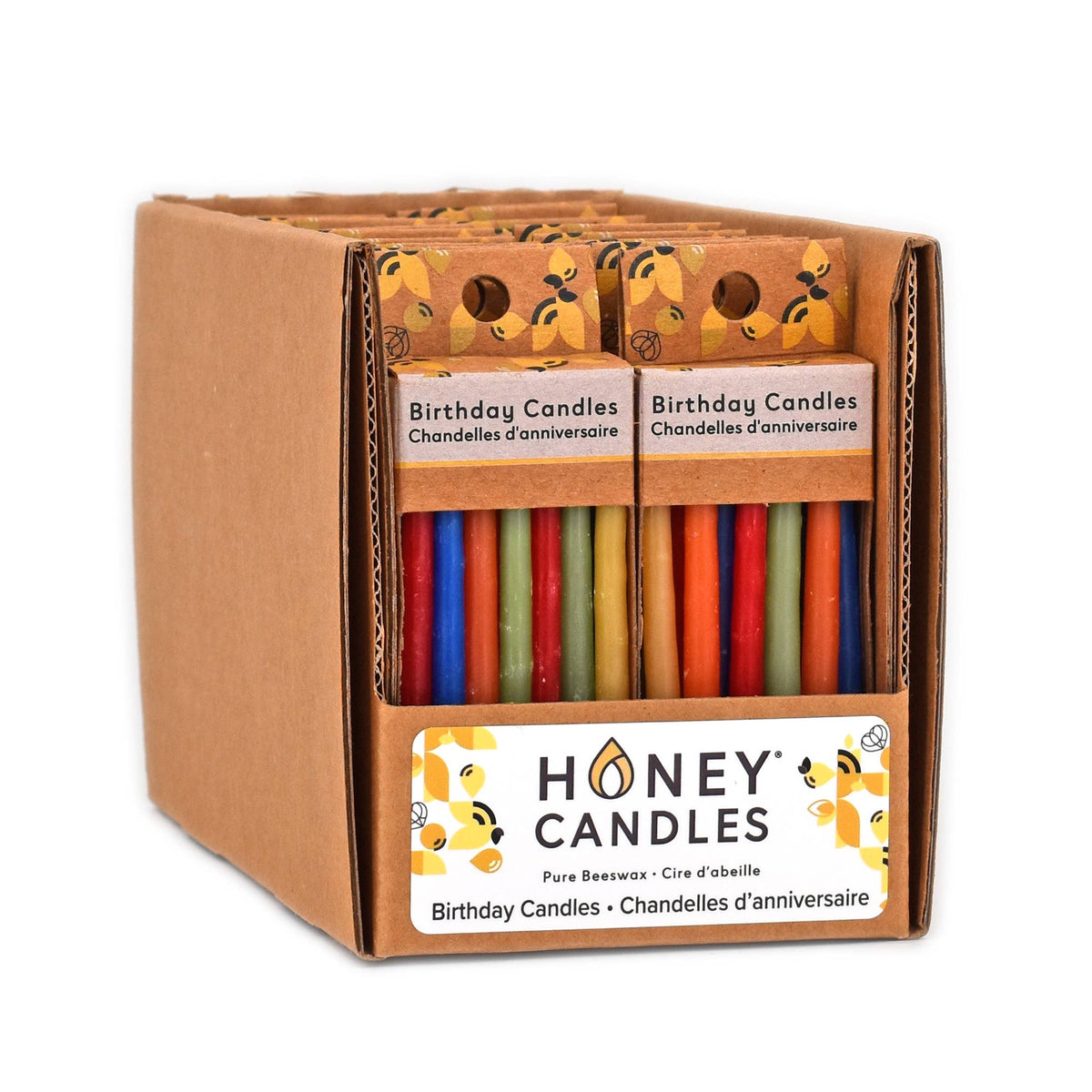 Beeswax Birthday Candles-Royal