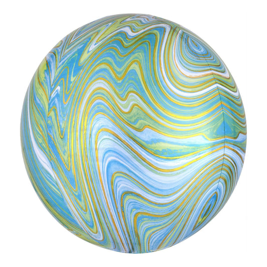 Blue Swirl Orb (16")