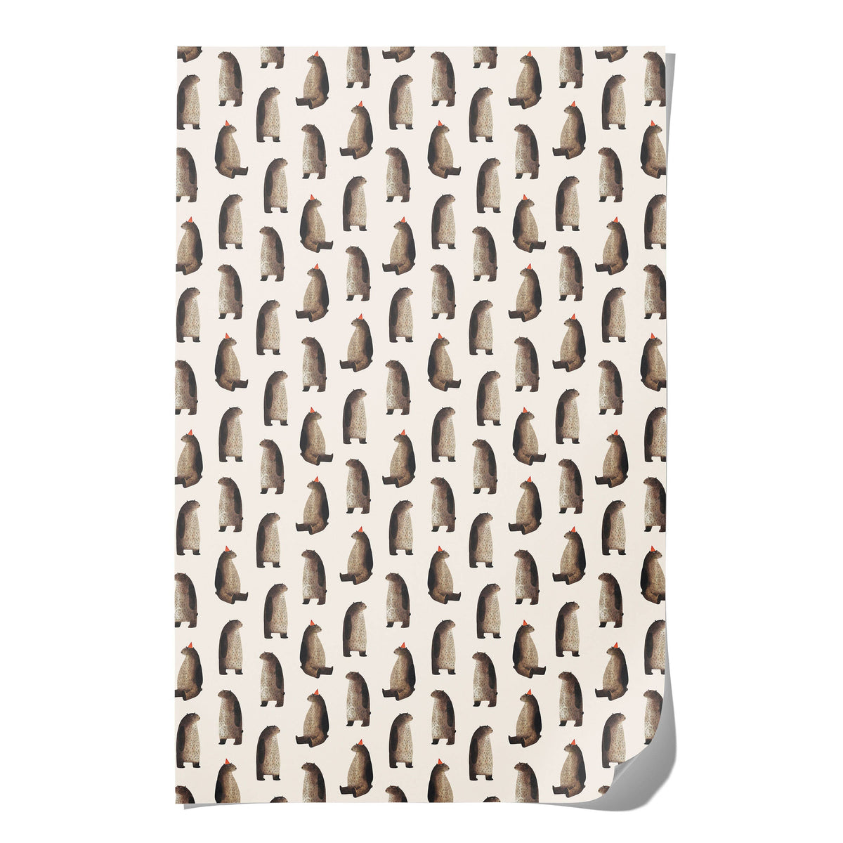 Party Bear Wrapping Paper