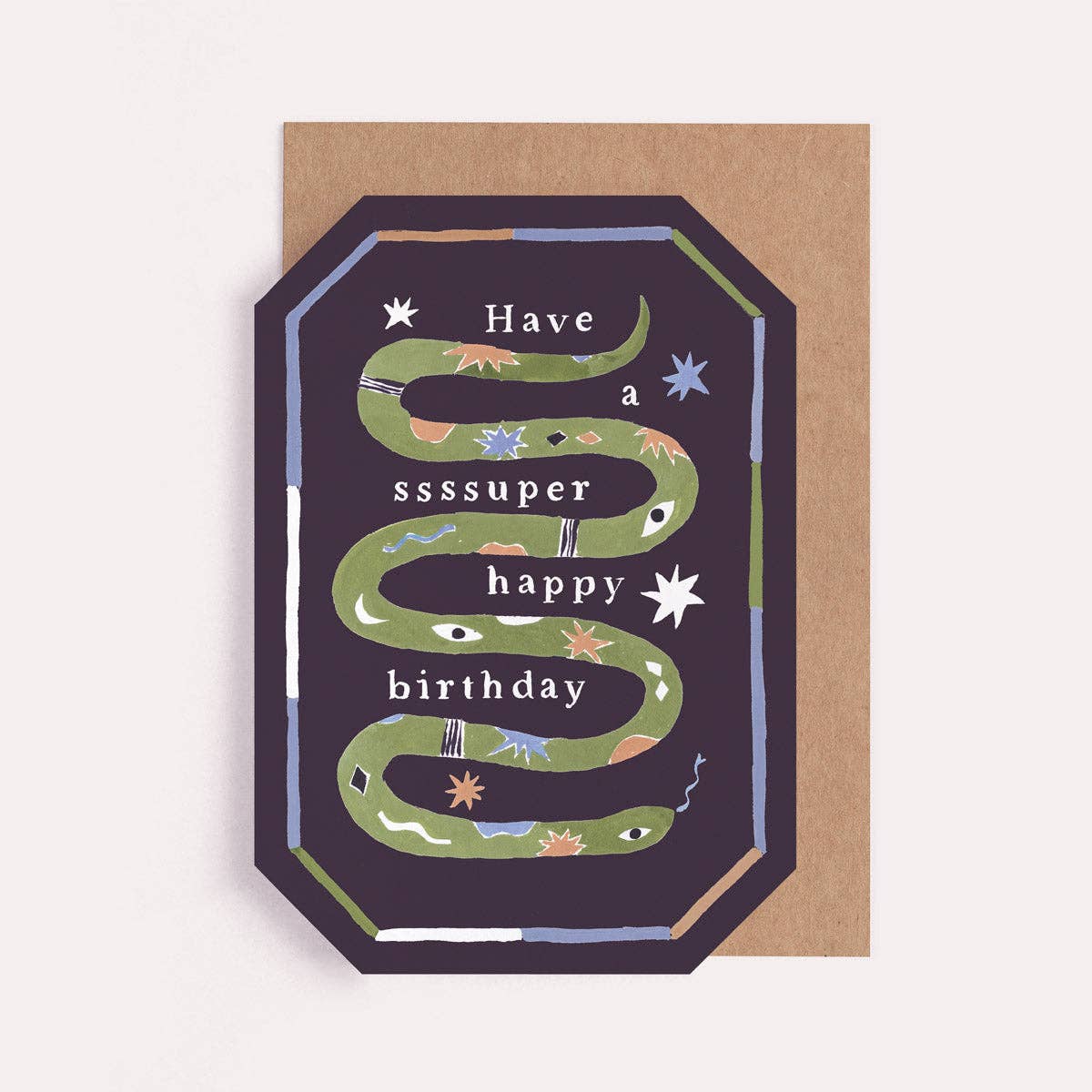 Ssssuper Snake Birthday Card | Male Birthday Cards