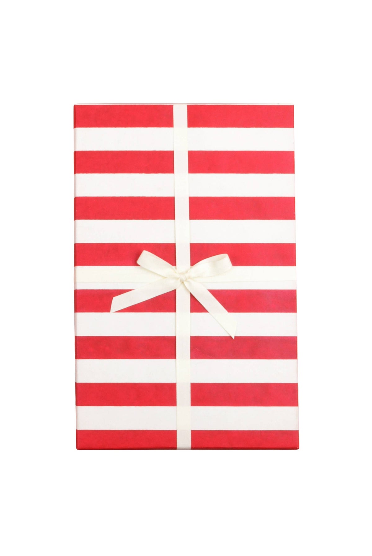 Cream & Red Stripe Wrapping Paper