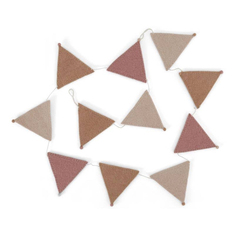 Pennant Garland - Pale Rose