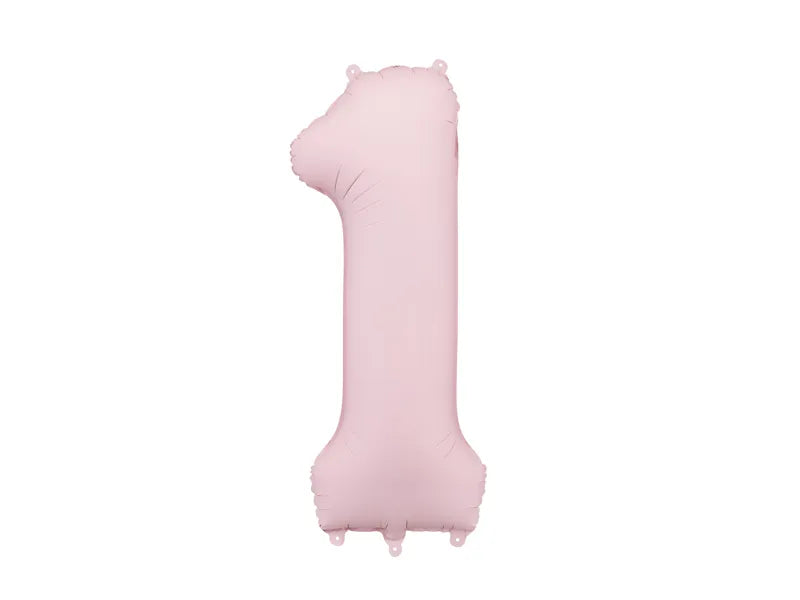 Light Pink Number Balloon 34"