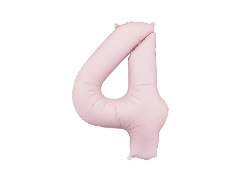 Light Pink Number Balloon 34"