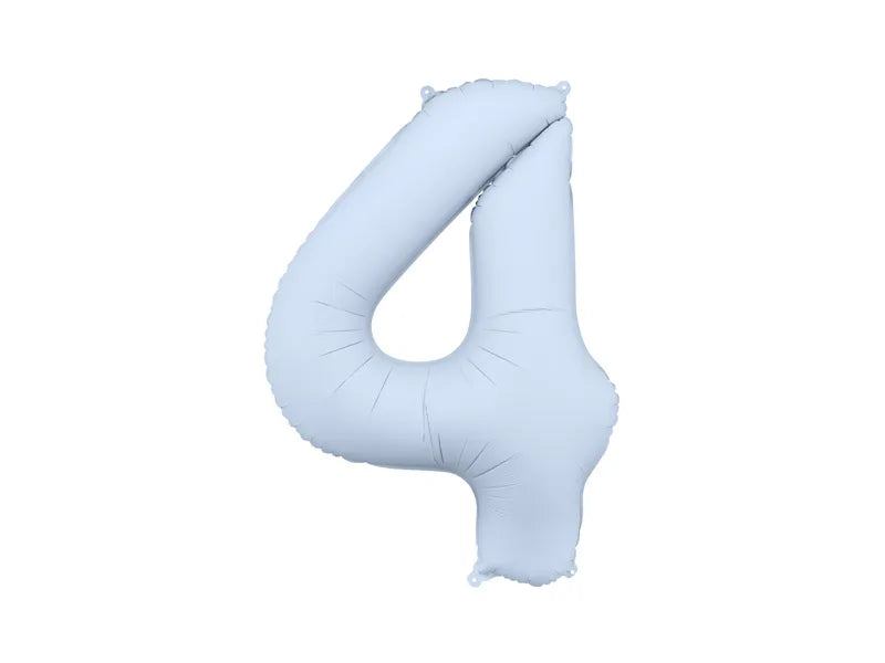 Pale Blue Number Balloon 34"