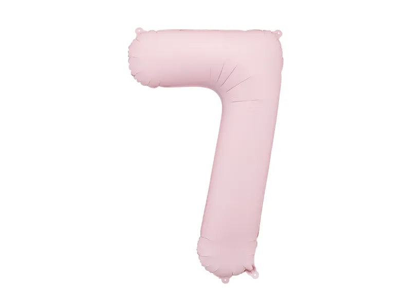 Light Pink Number Balloon 34"