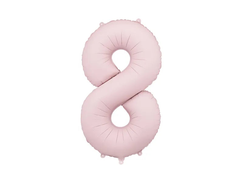 Light Pink Number Balloon 34"