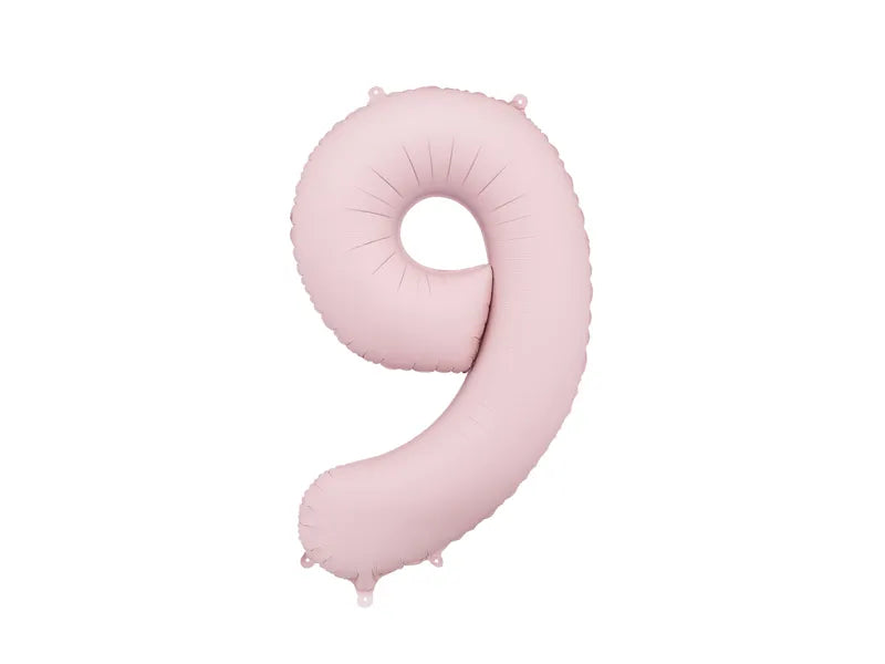 Light Pink Number Balloon 34"