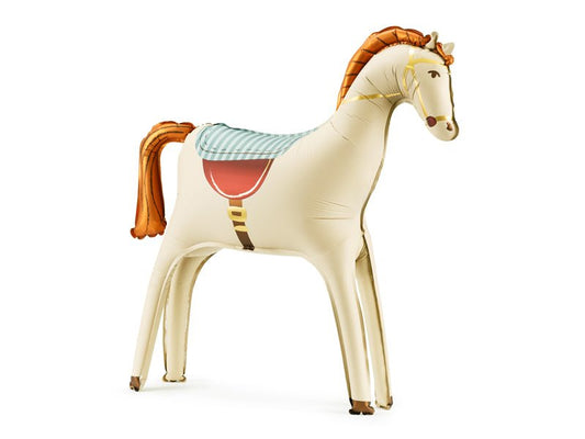 Cream Horse Balloon (30")