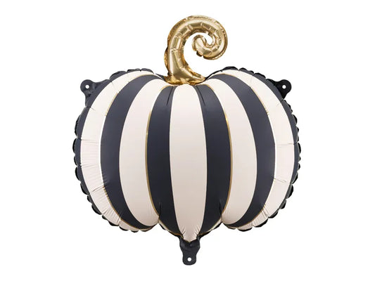 Striped Pumpkin Balloon (15.4")