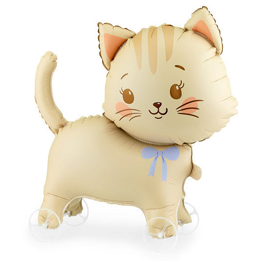 Cat on Wheels (Air-fill Only) Balloon 26"