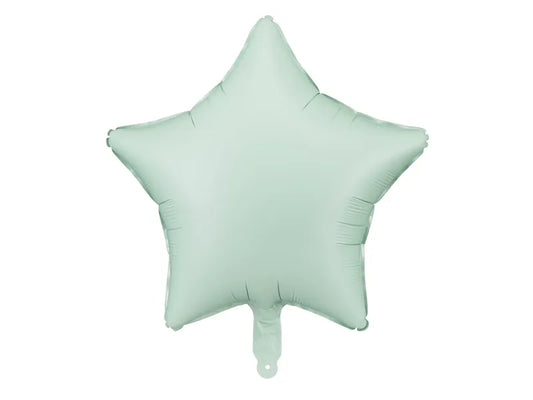 Green Star Balloon 19"