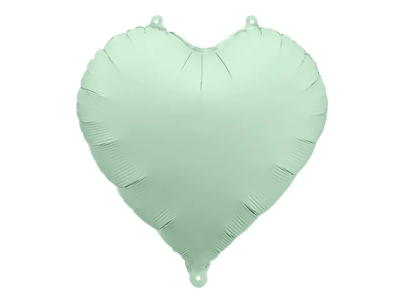 Green Heart Balloon 17.7"
