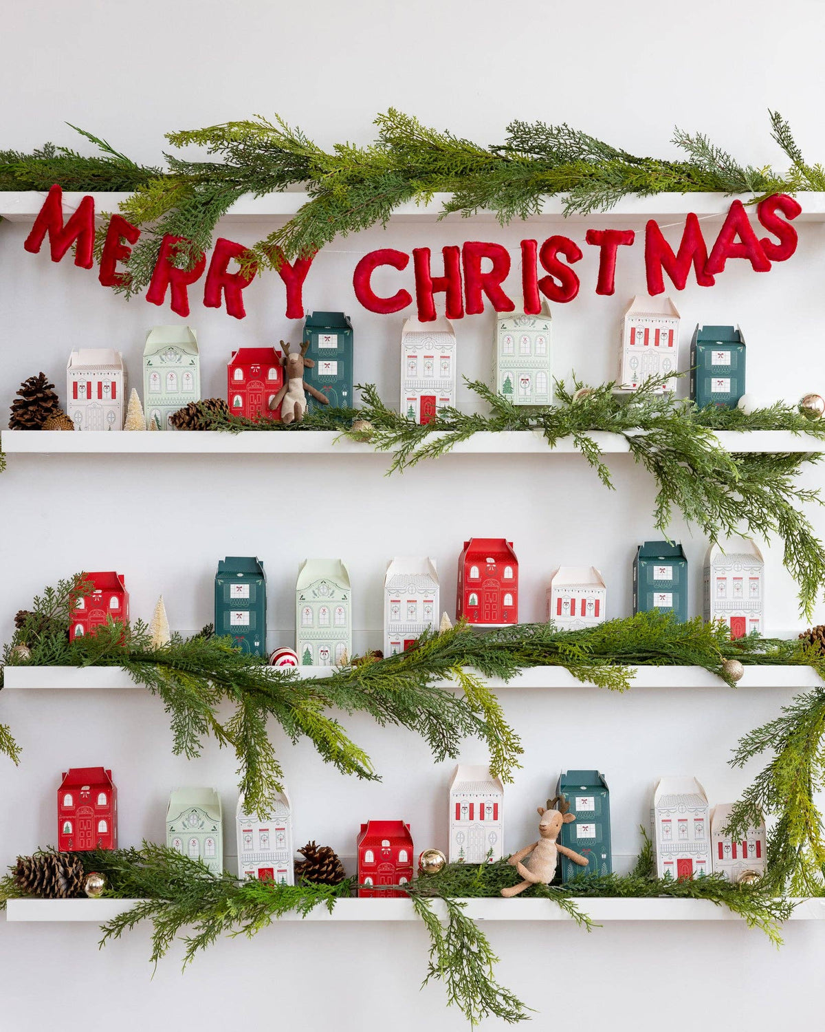 Christmas Village Advent Treat Boxes