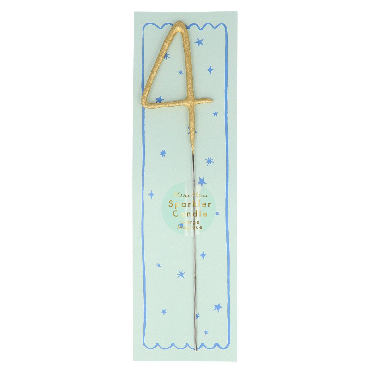 Gold Sparkler Numbers 0 to 9 Candles: 3