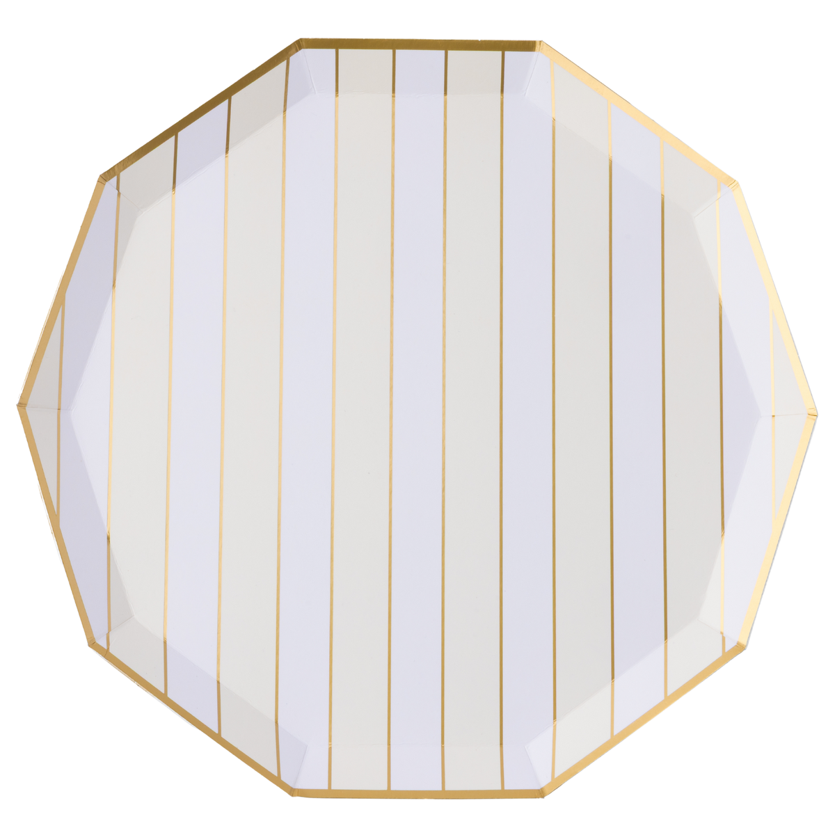 Champagne Fizz Signature Cabana Stripe Plates