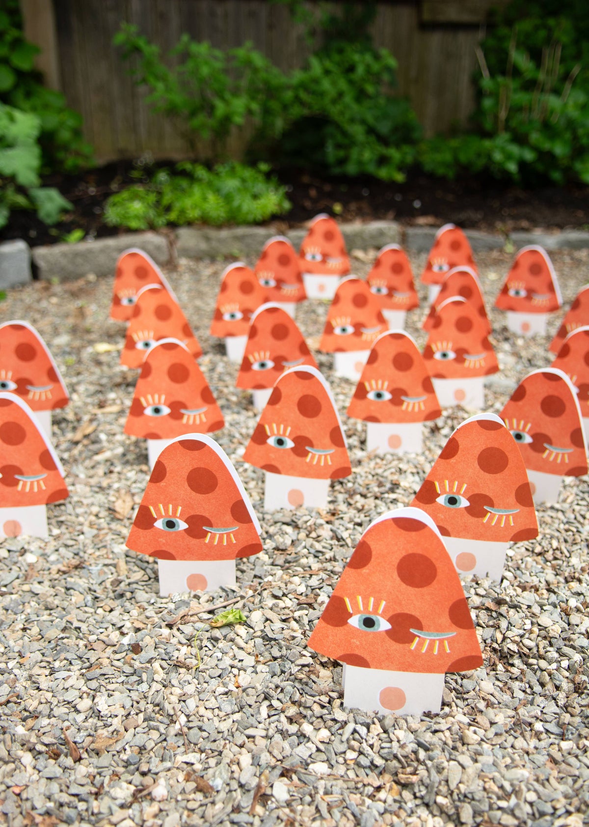 Mushroom Blink - Die Cut Card