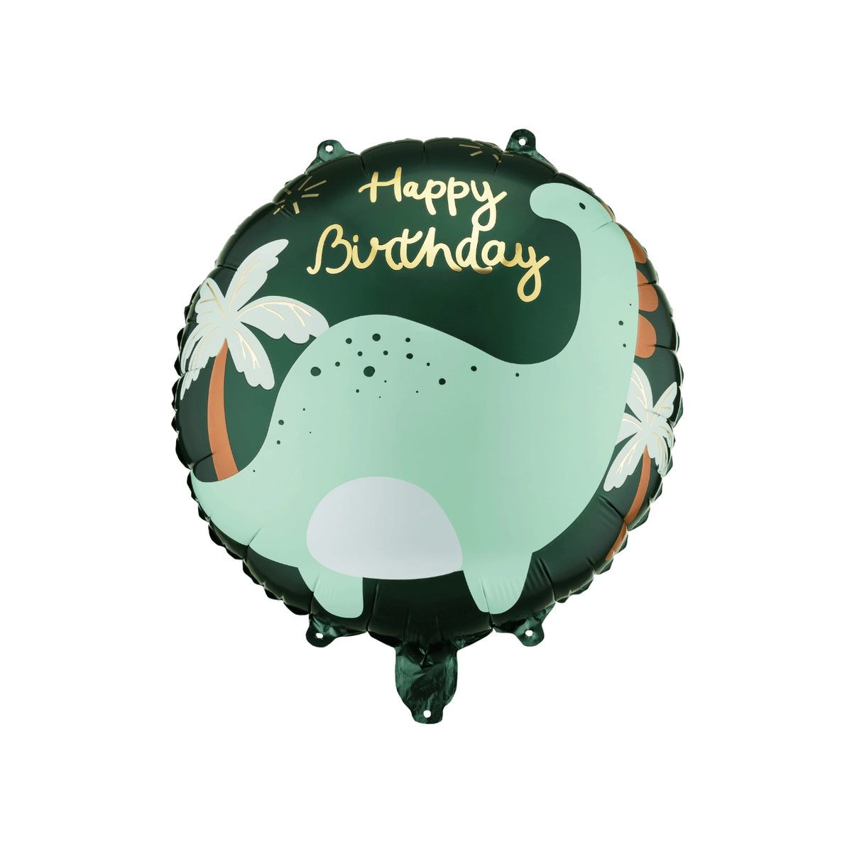 Happy Birthday Brontosaurus Balloon 13.8"