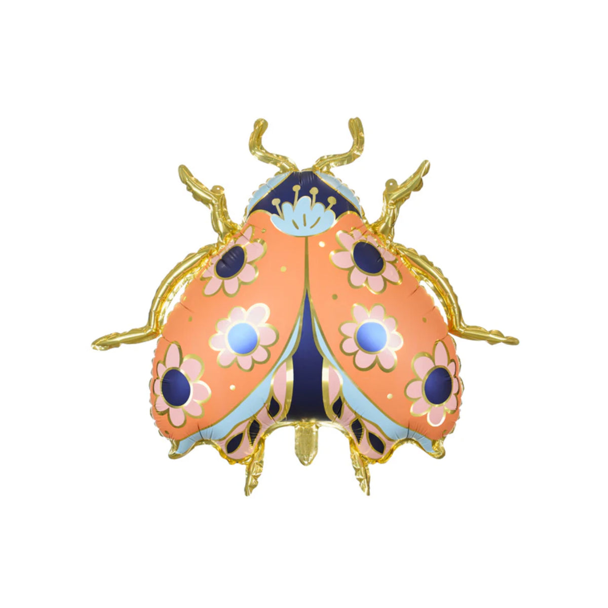 Floral Ladybug Balloon (28")