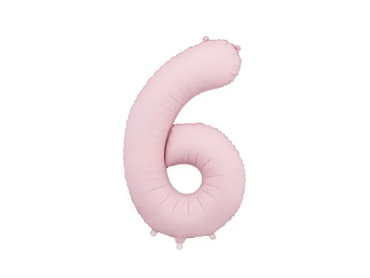 Light Pink Number Balloon 34"