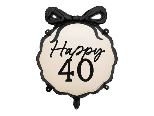Happy 40 Balloon (18.7")