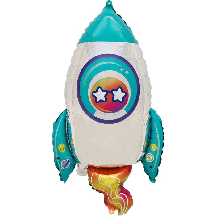 29" Rocket Ship and Astronaut Balloon