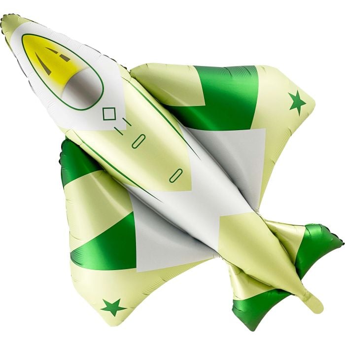 41" Green Fighter Jet Plane Balloon