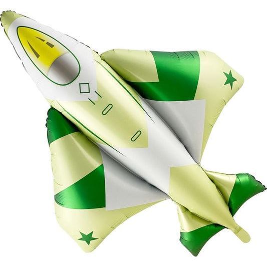 41" Green Fighter Jet Plane Balloon